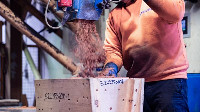Metal sand casting